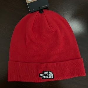 North Face Red Unisex Beanie